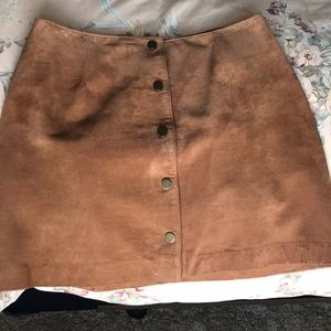 Camel suede skirt from Asos. Worn twice!